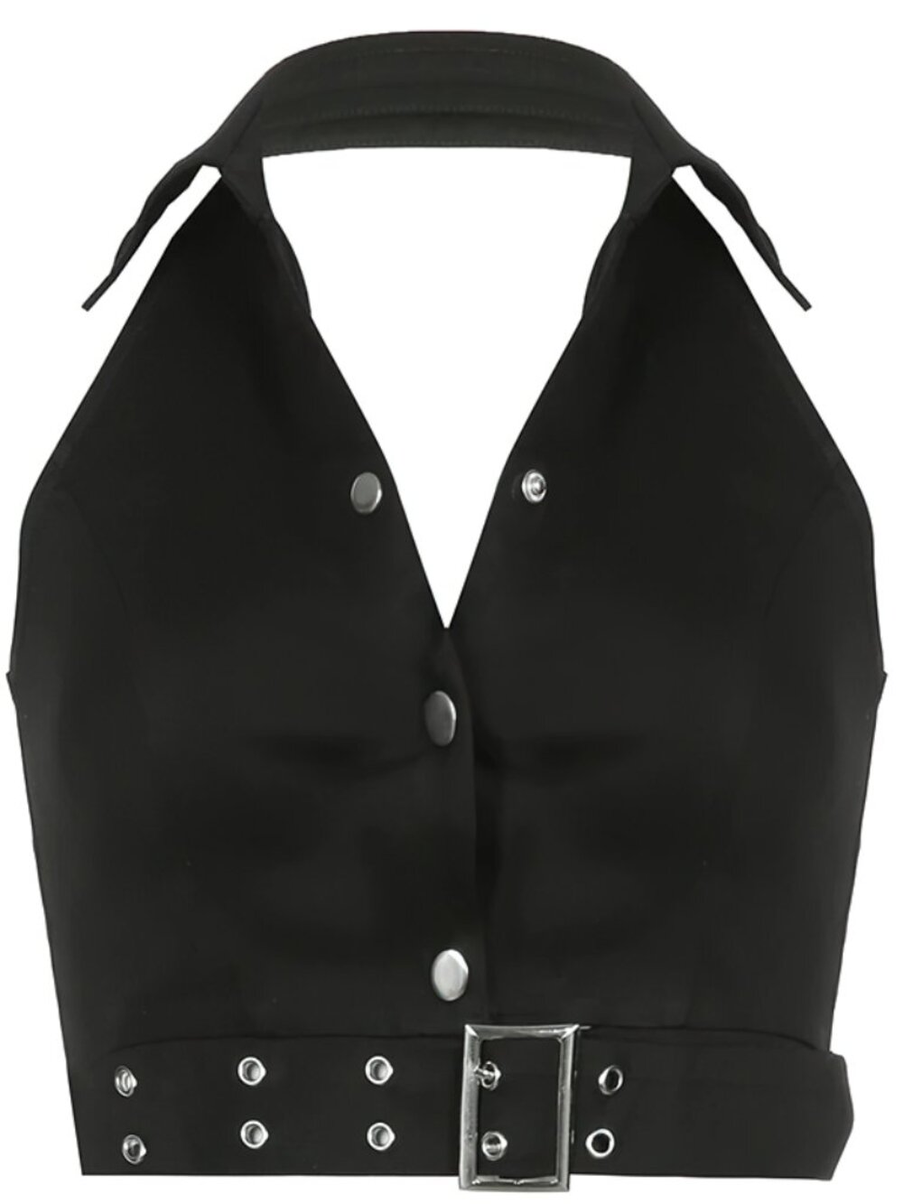ROMWE Grunge/Goth Alternative Halter Top - Picture 3 of 8